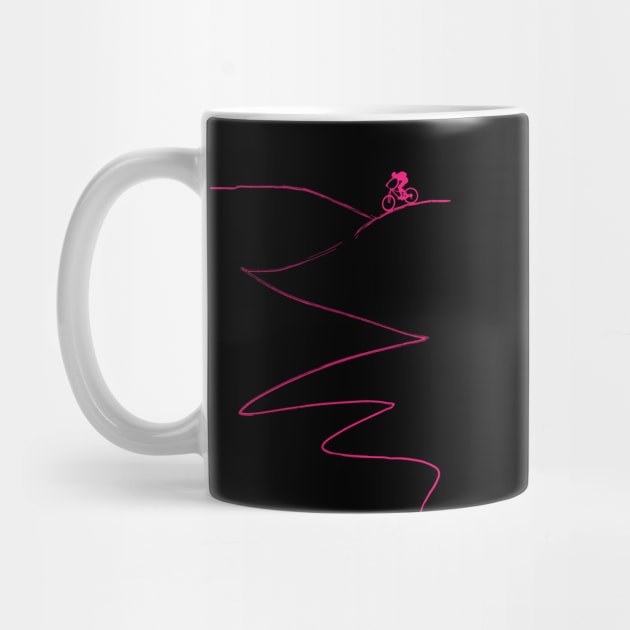 cycling women gift mountain bike mtb cyclist by TheOutdoorPeople